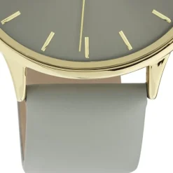 Oozoo Damen Armbanduhr Timepieces C11050 Analog Leder grau UOC11050