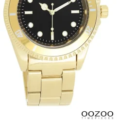 Oozoo Damen Armbanduhr Timepieces Analog Edelstahl gold UOC11148