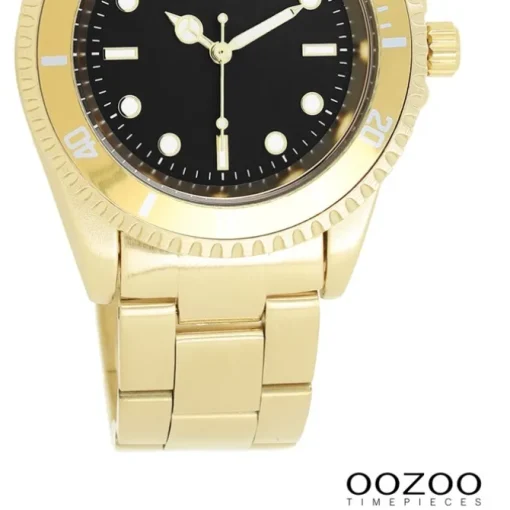 Oozoo Damen Armbanduhr Timepieces Analog Edelstahl gold UOC11148