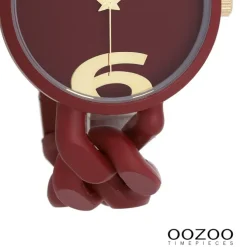 Oozoo Damen Armbanduhr Timepieces Analog Kunststoff rot UOC11267