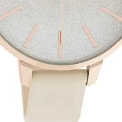 Oozoo Damen Armbanduhr Timepieces C11030 Analog Leder beige UOC11030