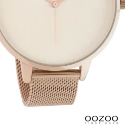 Oozoo Damen Armbanduhr Timepieces Analog Metall rosegold UOC10864