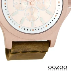 Oozoo Damen Armbanduhr Timepieces Analog Leder braun UOC6512A