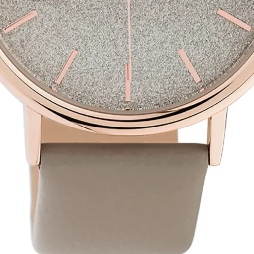 Oozoo Damen Armbanduhr Timepieces C10937 Analog Leder braun taupe UOC10937