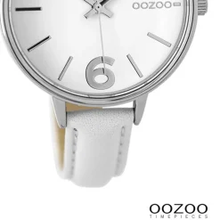 Oozoo Damen Armbanduhr Timepieces 38mm Quarz Leder weiß UOC9480A