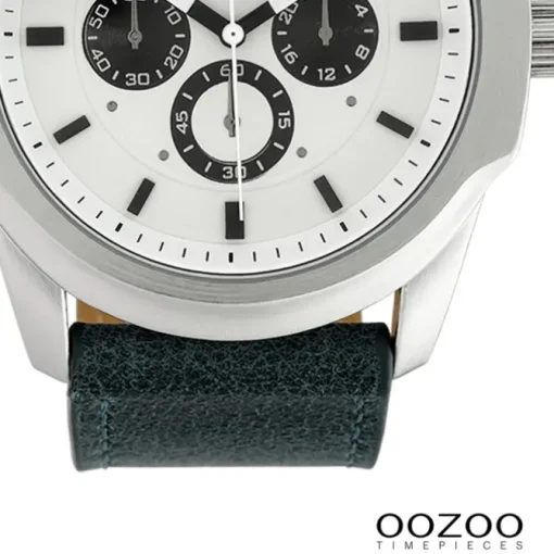Oozoo Damen Armbanduhr Timepieces Analog Leder schwarz UOC10317