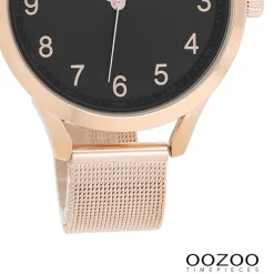 Oozoo Damen Armbanduhr Timepieces Analog Metall rosegold UOC9119A