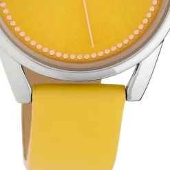Oozoo Damen Armbanduhr Timepieces JR306 Analog Leder gelb UOJR306