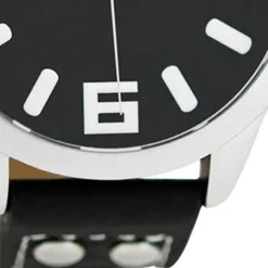 Oozoo Damen Armbanduhr Timepieces C1054 Analog Leder schwarz UOC1054A