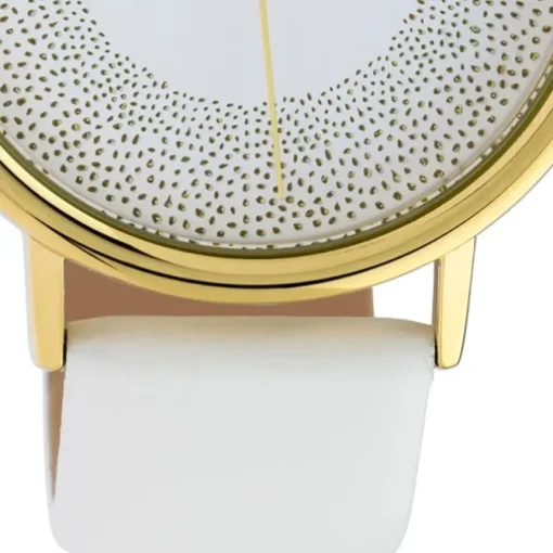 Oozoo Damen Armbanduhr Timepieces C10576 Analog Leder weiß UOC10576
