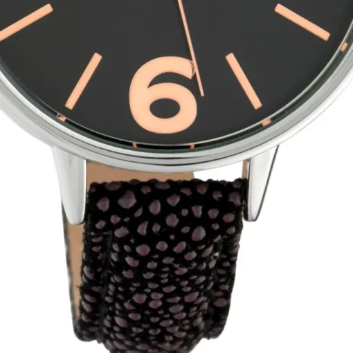 Oozoo Damen Armbanduhr Timepieces C10459 Analog Leder schwarz braun UOC10459