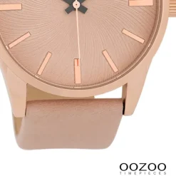 Oozoo Damen Armbanduhr Timepieces Analog Leder rosa UOC9626A
