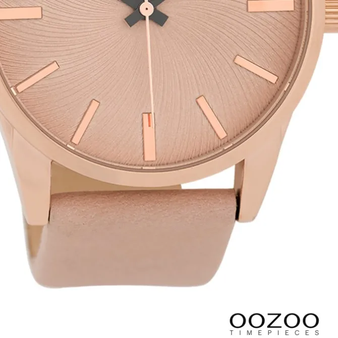Oozoo Damen Armbanduhr Timepieces Analog Leder rosa UOC9626A