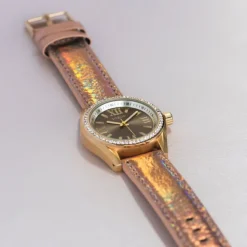Oozoo Damen Armbanduhr Timepieces Analog Leder rosegold UOC10273