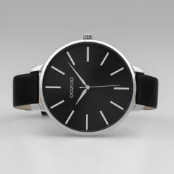 Oozoo Damen Armbanduhr Timepieces C10714 Analog Leder schwarz UOC10714