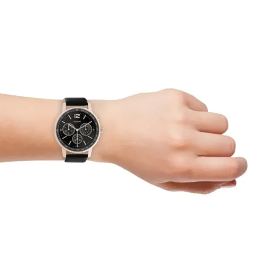 Oozoo Damen Armbanduhr Timepieces C10814 Analog Leder schwarz UOC10814