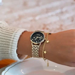 Oozoo Damen Armbanduhr Timepieces C11029 Analog Edelstahl gold UOC11029