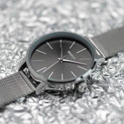Oozoo Damen Armbanduhr Timepieces Analog Metall silber UOC10007