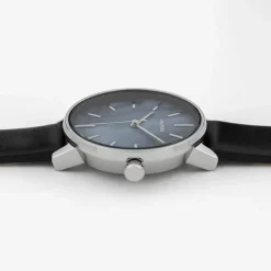 Oozoo Damen Armbanduhr Timepieces Analog Leder schwarz UOC10119