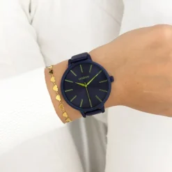 Oozoo Damen Armbanduhr Timepieces Analog Leder blau UOC11164