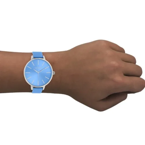 Oozoo Damen Armbanduhr Timepieces C10982 Analog Leder blau UOC10982