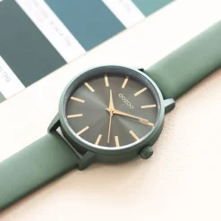 Oozoo Damen Armbanduhr Timepieces C10616 Analog Leder grün UOC10616