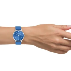 Oozoo Damen Armbanduhr Timepieces C10987 Analog Leder blau UOC10987