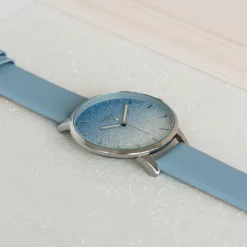 Oozoo Damen Armbanduhr Timepieces C10830 Analog Leder hellblau UOC10830