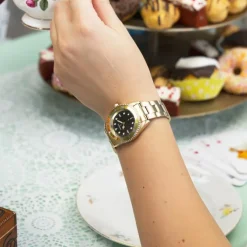 Oozoo Damen Armbanduhr Timepieces Analog Edelstahl gold UOC11148