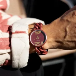 Oozoo Damen Armbanduhr Timepieces Analog Kunststoff rot UOC11267