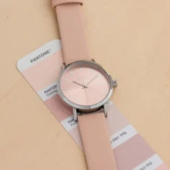 Oozoo Damen Armbanduhr Timepieces Analog Leder beige weiß UOC10446