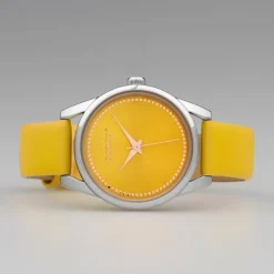 Oozoo Damen Armbanduhr Timepieces JR306 Analog Leder gelb UOJR306