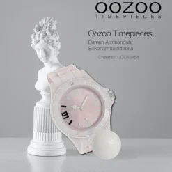 Oozoo Damen Armbanduhr Timepieces Analog Silikon rosa UOC4345A