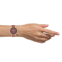 Oozoo Damen Armbanduhr Timepieces C10591 Analog Leder rosa UOC10591