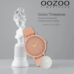 Oozoo Damen Armbanduhr Timepieces C10604 Analog Leder orange UOC10604