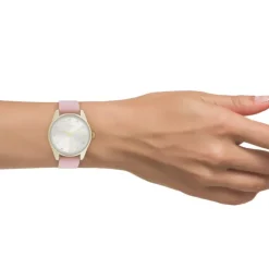 Oozoo Damen Armbanduhr Timepieces C11045 Analog Leder pink UOC11045