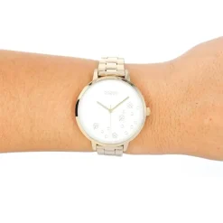 Oozoo Damen Armbanduhr Timepieces Analog Edelstahl gold UOC11122