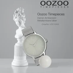 Oozoo Damen Armbanduhr Timepieces Analog Metall silber UOC10005