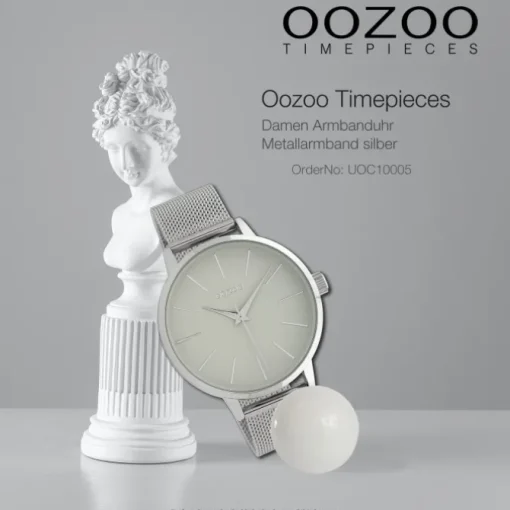 Oozoo Damen Armbanduhr Timepieces Analog Metall silber UOC10005