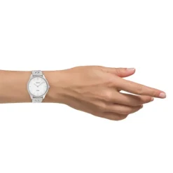 Oozoo Damen Armbanduhr Timepieces Analog Metall silber UOC9980A