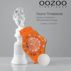 Oozoo Damen Armbanduhr Timepieces Analog Silikon orange UOC5054A