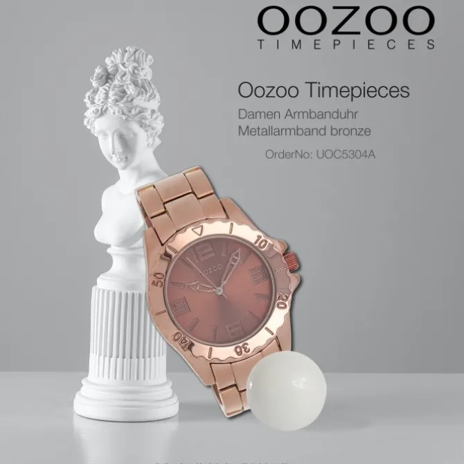 Oozoo Damen Armbanduhr Timepieces Analog Metall bronze UOC5304A