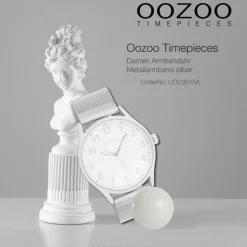 Oozoo Damen Armbanduhr Timepieces Analog Metall silber UOC9515A