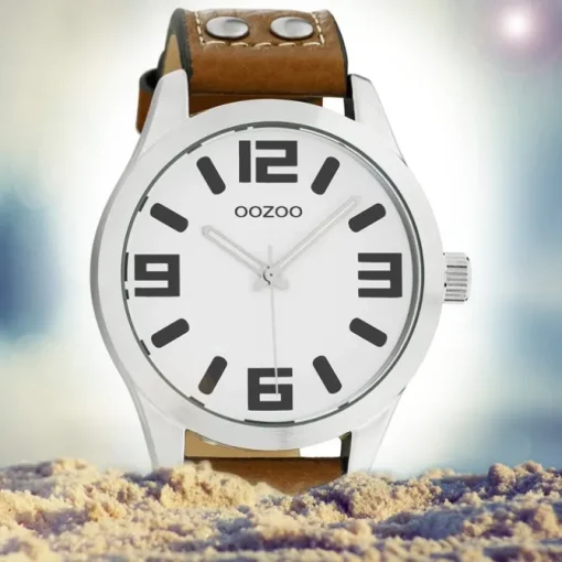 Oozoo Damen Armbanduhr Timepieces C1051 Analog Leder braun UOC1051A