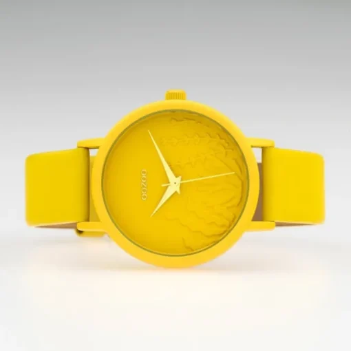 Oozoo Damen Armbanduhr Timepieces C10602 Analog Leder gelb UOC10602