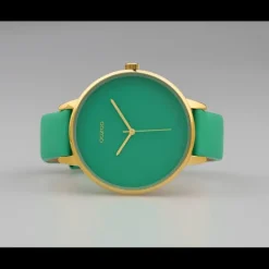 Oozoo Damen Armbanduhr Timepieces C10573 Analog Leder hellgrün UOC10573