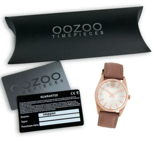 Oozoo Damen Armbanduhr Timepieces Analog Leder braun UOC10192