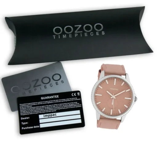 Oozoo Damen Armbanduhr Timepieces Analog Leder rosa UOC10331