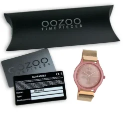 Oozoo Damen Armbanduhr Timepieces Analog Metall rosegold UOC10687