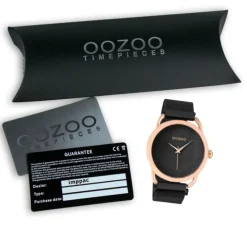 Oozoo Damen Armbanduhr Timepieces Analog Metall schwarz UOC10699